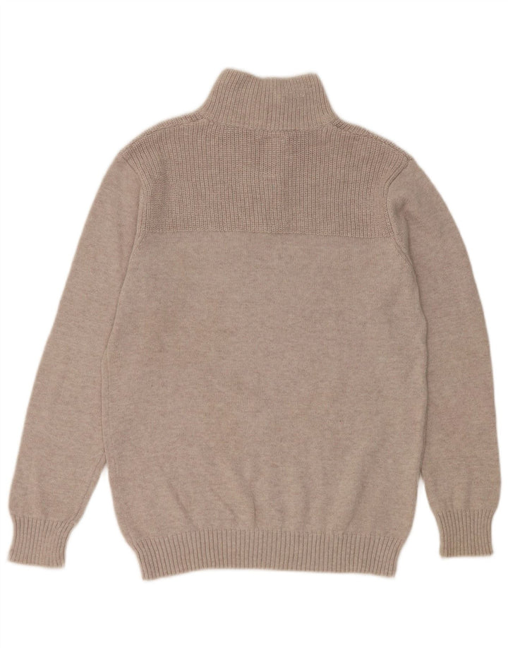 Zara Pull col zippé garçon 13-14 ans Beige