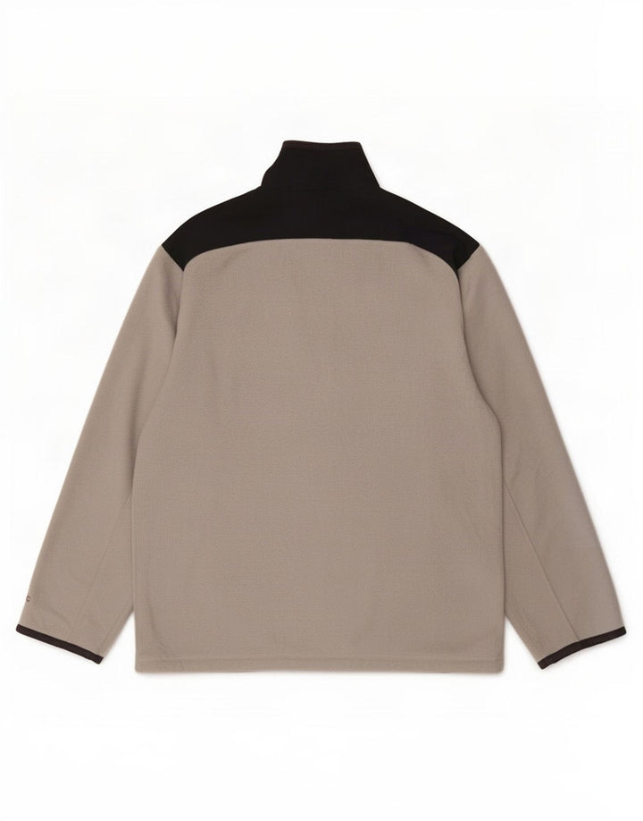 Champion Veste polaire pour homme UK 40 Large Gris Colorblock Polyester