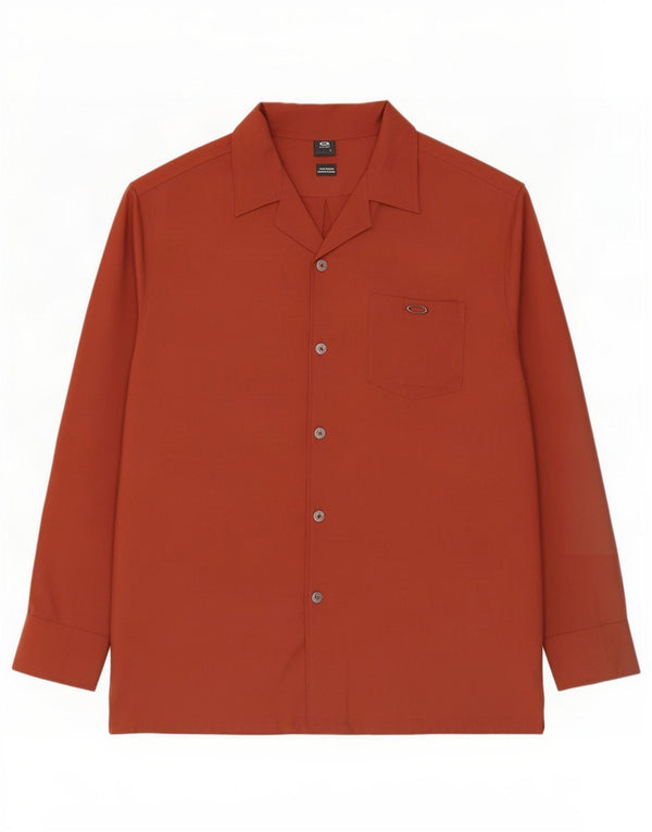 Oakley Chemise Homme Large Marron Polyester