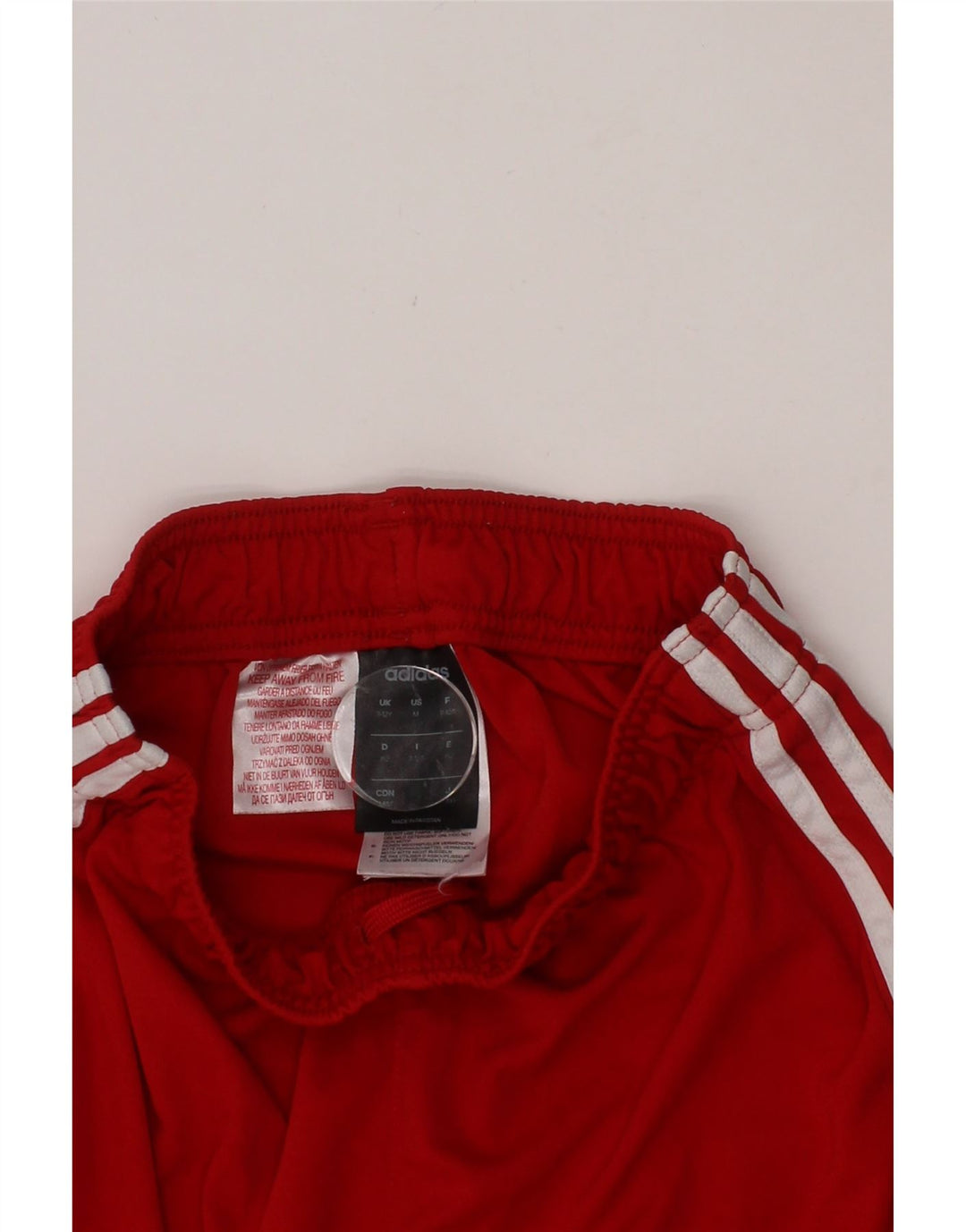 ADIDAS Boys Climalite Sport Shorts 11-12 Years  Red Polyester Vintage Adidas and Second-Hand Adidas from Messina Hembry 
