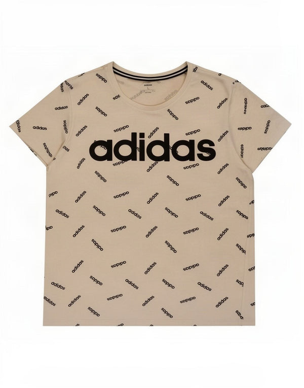 Adidas T-shirt graphique pour hommes, grand, en coton blanc