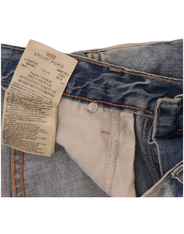 Lee Short en Jean W32 Homme Bleu Moyen Coton