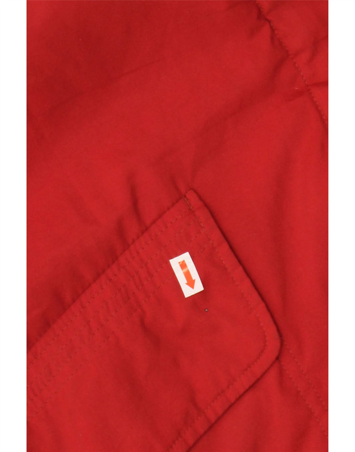 Veste Parka surdimensionnée à capuche femme vintage IT 44 Rouge Moyen