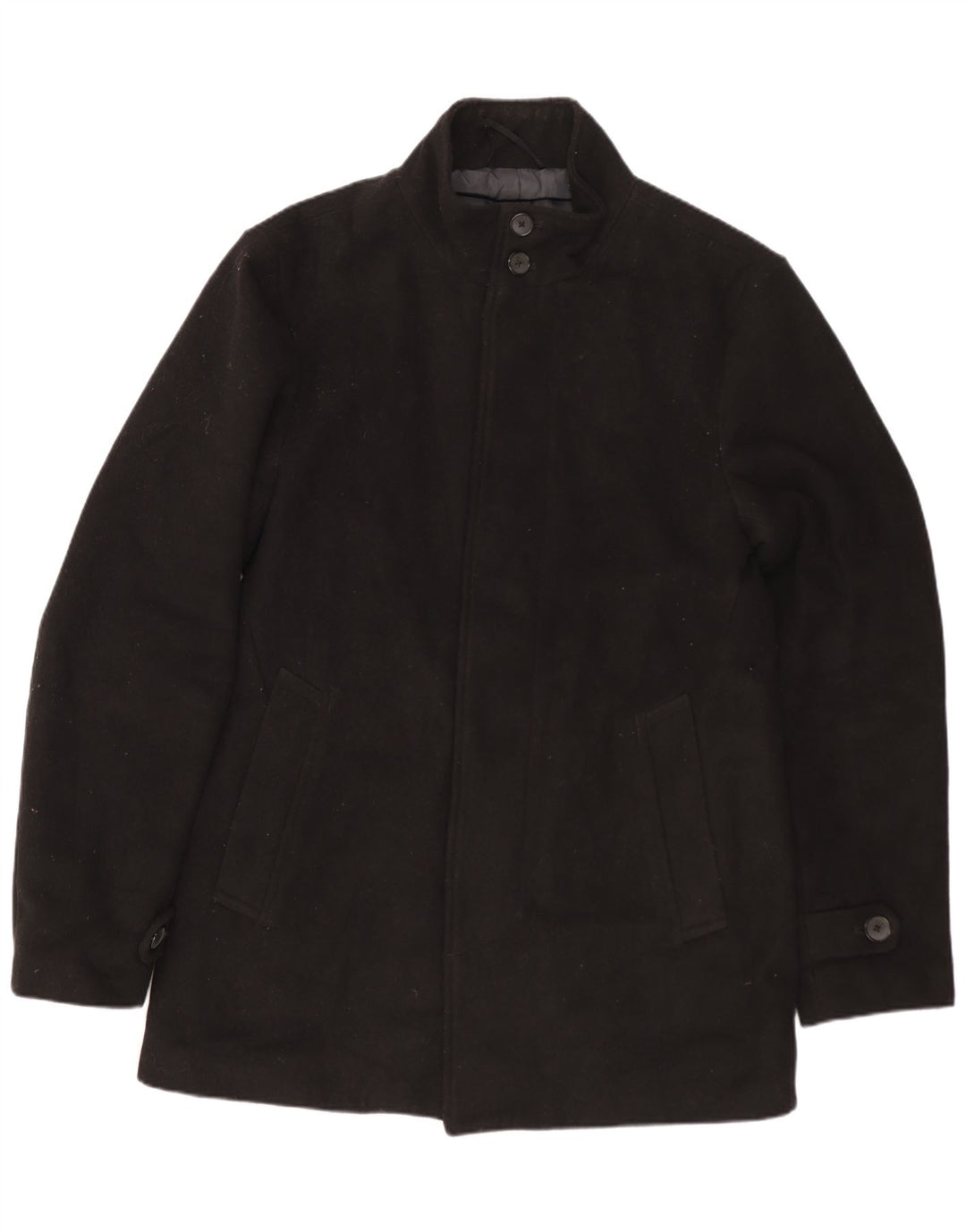 MARKS & SPENCER Manteau Homme UK 36 Petit Noir Polyester