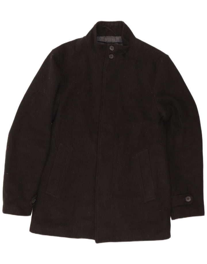 MARKS & SPENCER Manteau Homme UK 36 Petit Noir Polyester