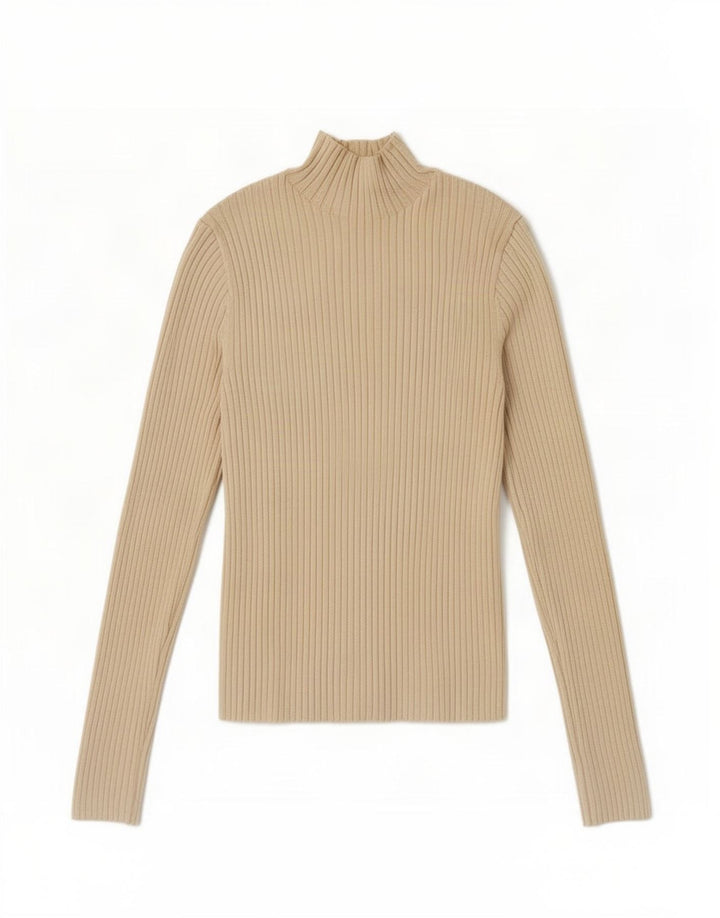 Zara Pull à col roulé pour femme UK 12 Medium Off White