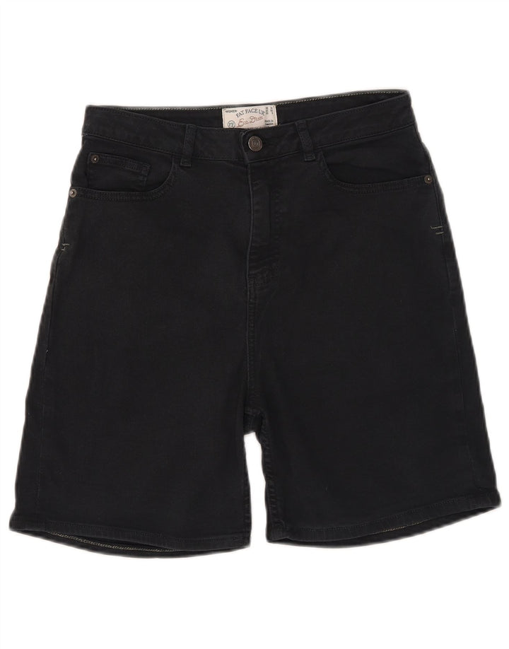 FAT FACE Short en jean pour femme UK 10 Small W26 Noir