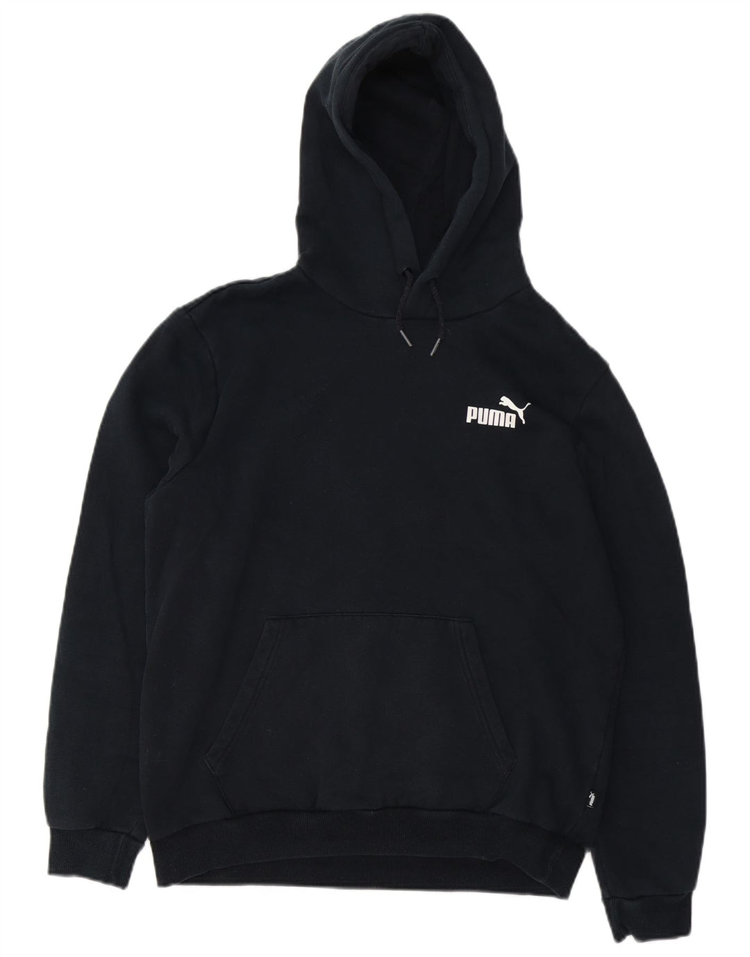 Puma Pull à capuche pour homme en coton noir moyen