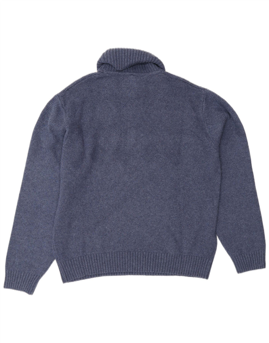 SIR RAPHAEL Pull col roulé pour femme UK 20 2XL Bleu marine Laine