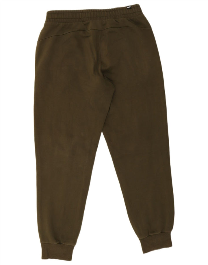 Puma Pantalon de Survêtement Joggers Homme Vert Moyen Coton
