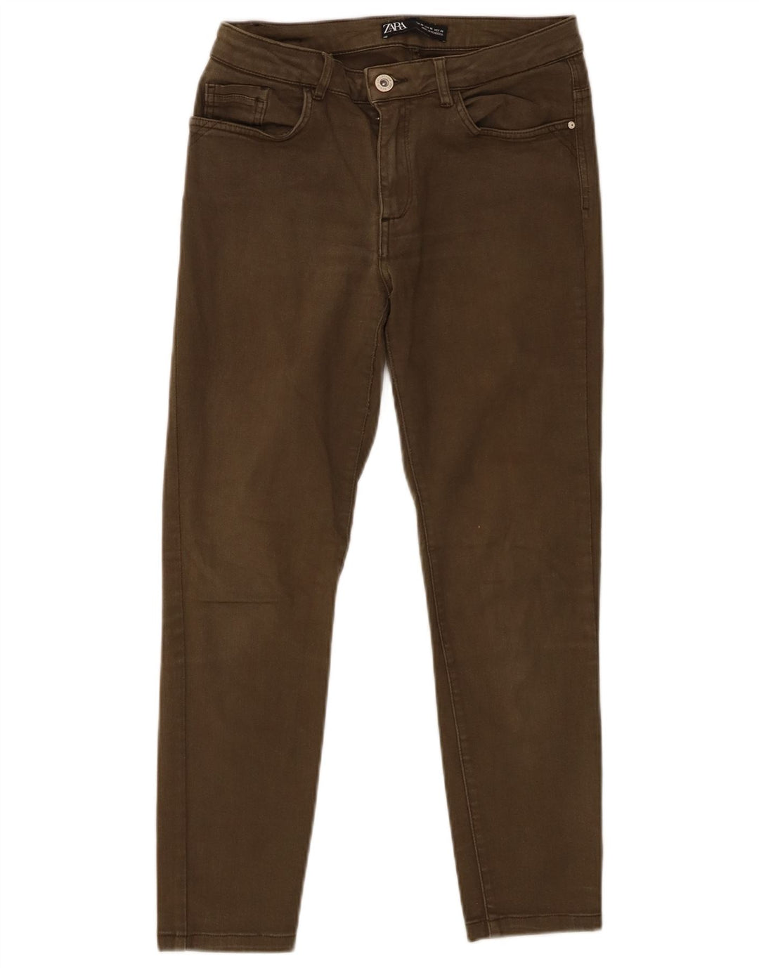Zara Jean court pour femme EU 38 Small W28 L24 Kaki
