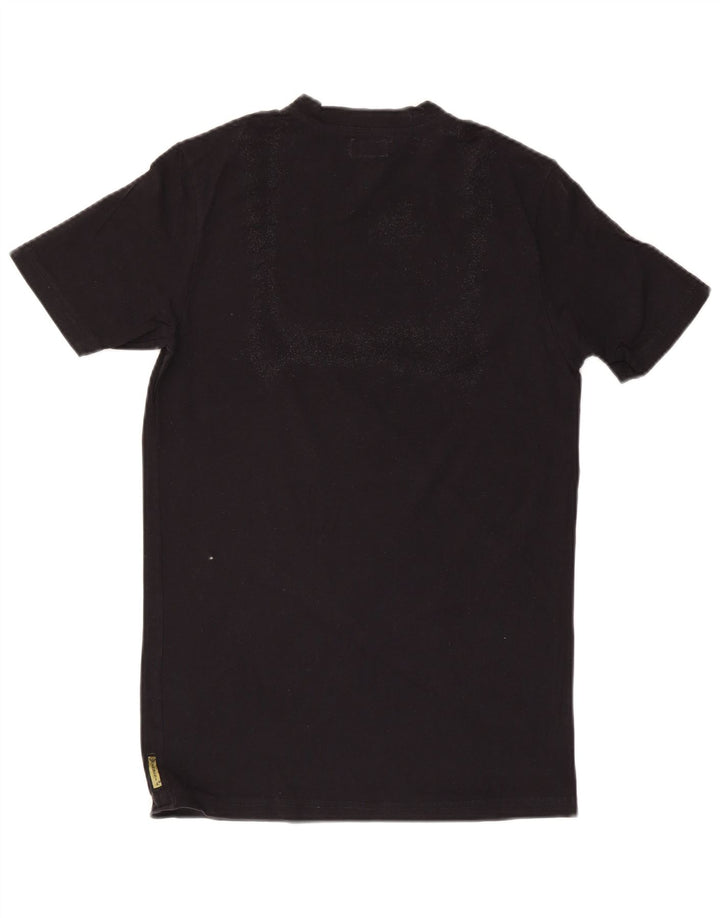 Armani Jeans T-Shirt Graphique Homme Noir Moyen
