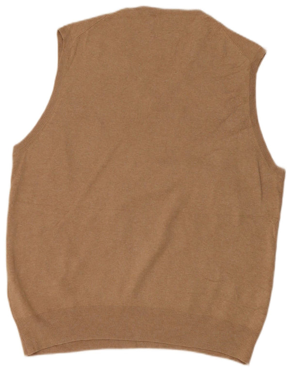 Polo Ralph Lauren Débardeur Gilet Homme Coton Beige Moyen