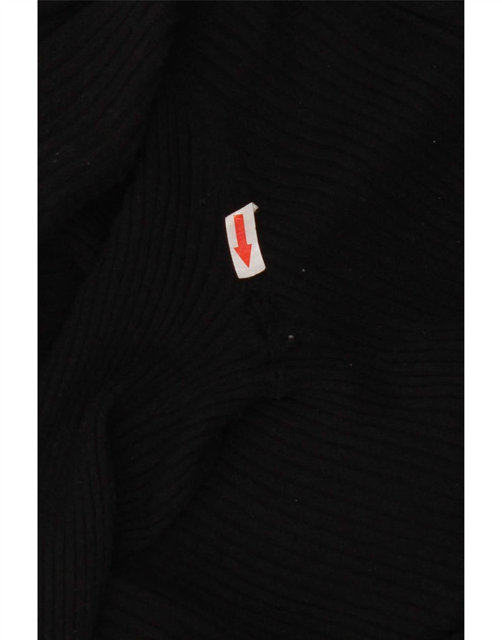 Marks & Spencer Pull cardigan asymétrique pour femme UK 16 Large Noir