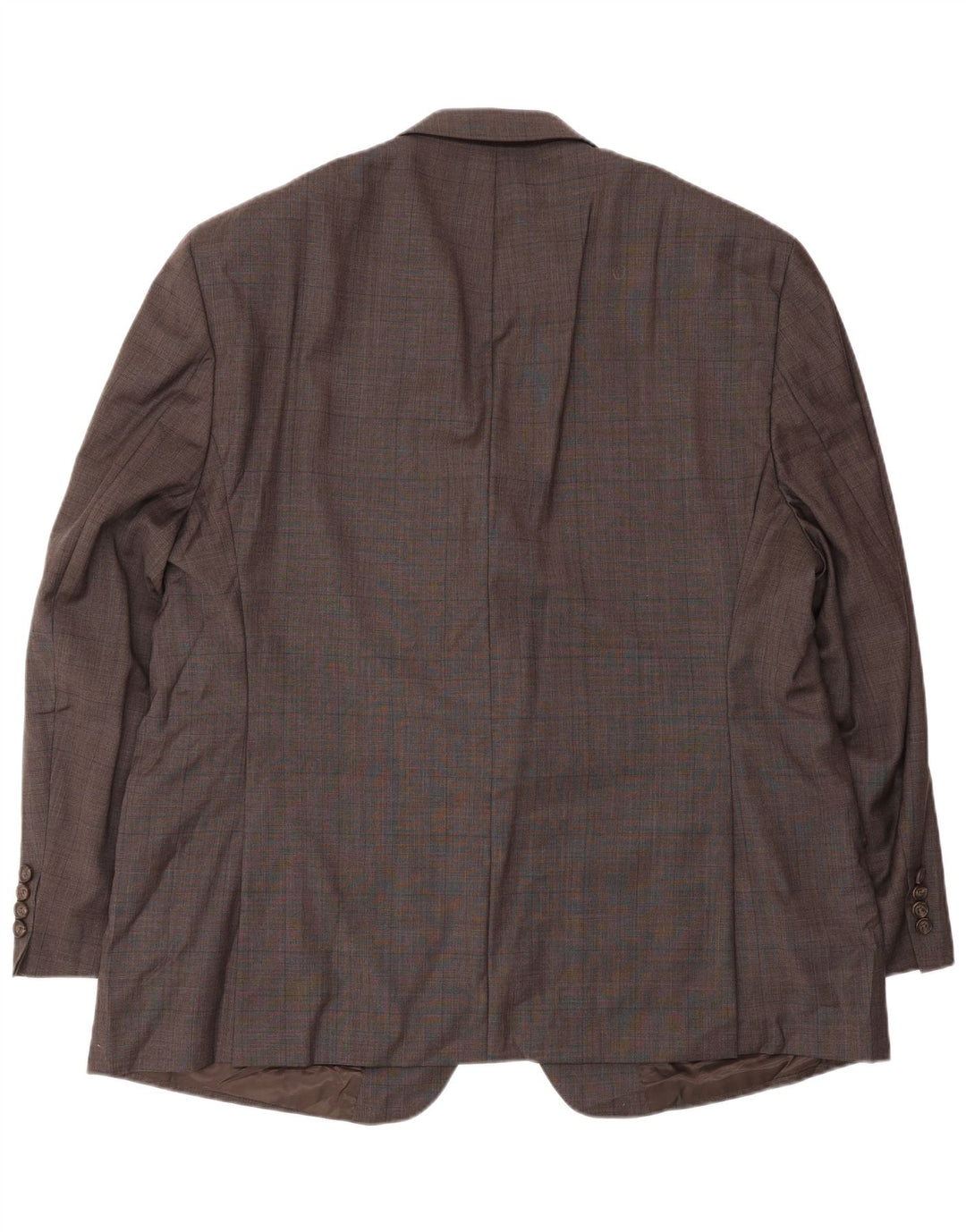 Ralph Lauren Veste blazer à 2 boutons pour homme UK 48 3XL en laine à carreaux marron