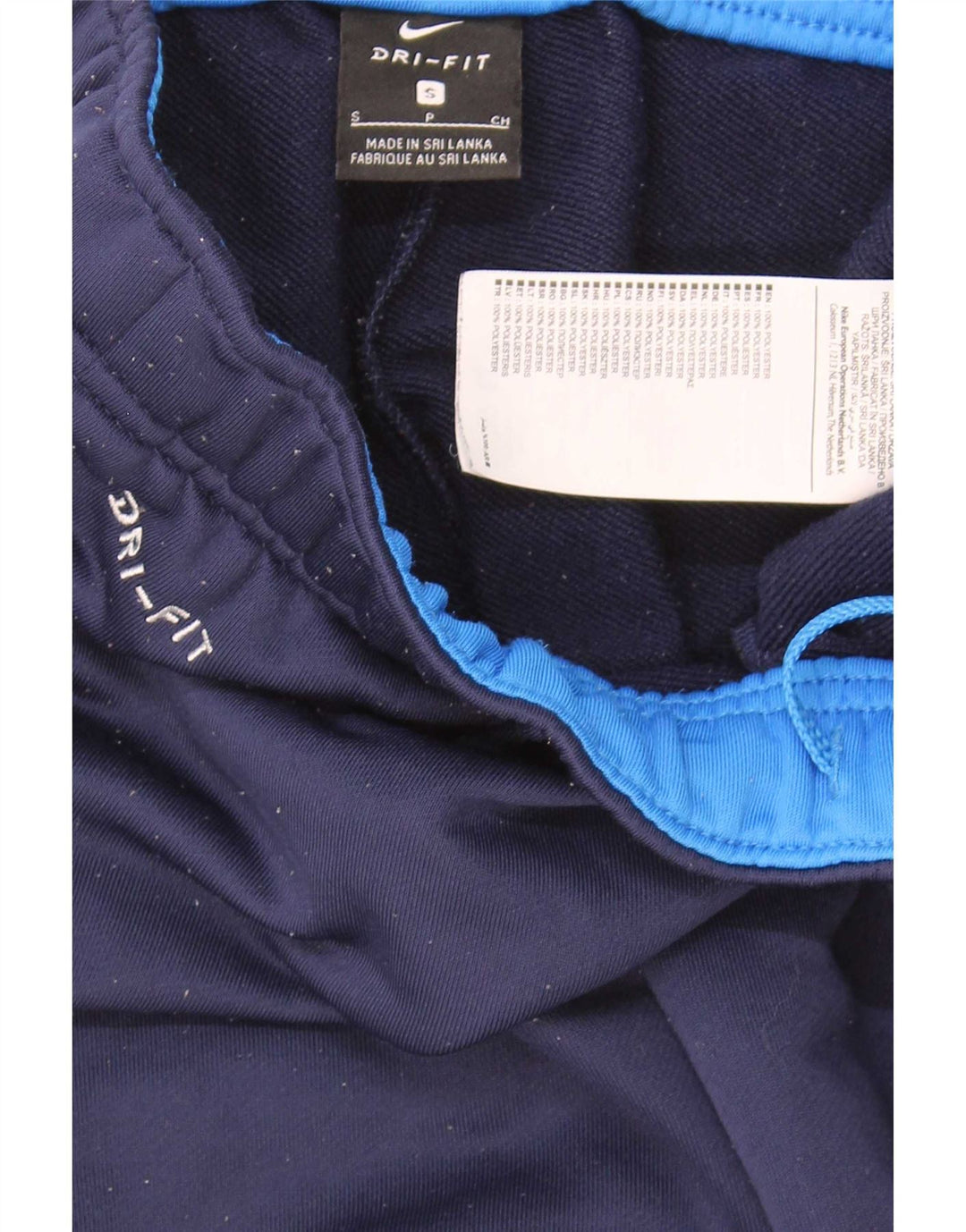Pantalon de survêtement Nike Dri Fit pour hommes, petit, bleu marine, polyester