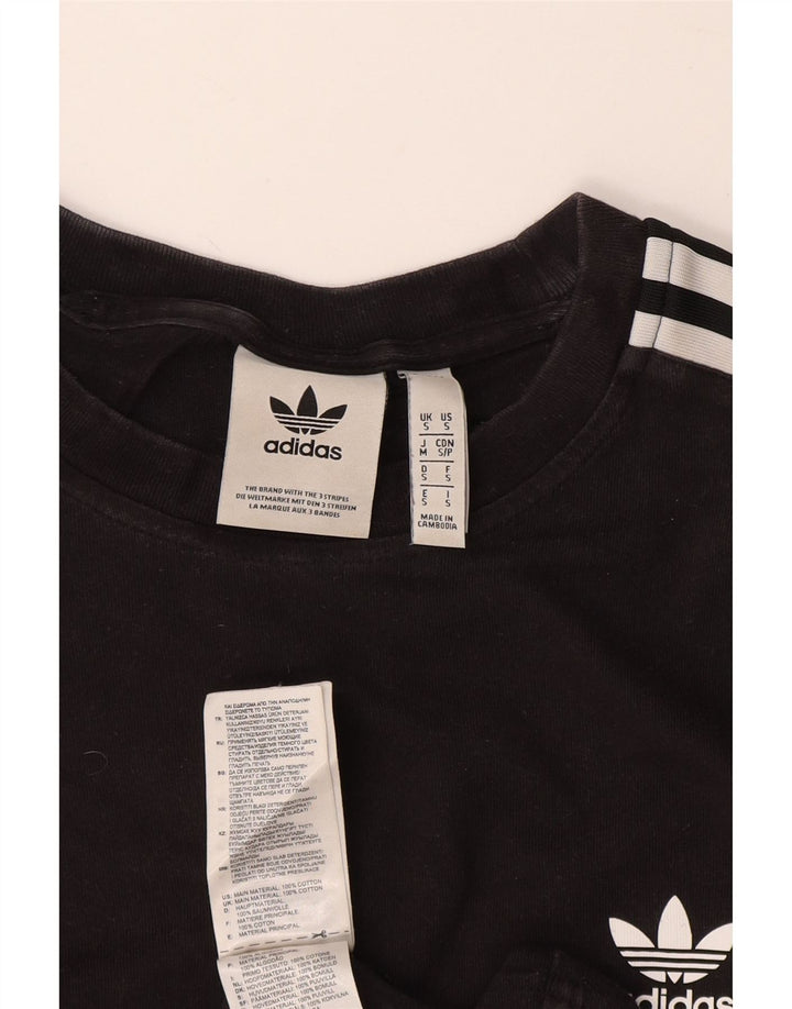 ADIDAS T-Shirt Homme Haut Petit Coton Noir