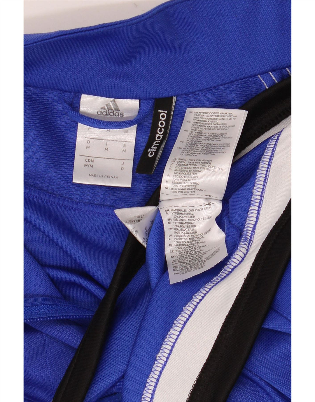 Adidas Veste de survêtement Climacool Homme Bleu Moyen Polyester