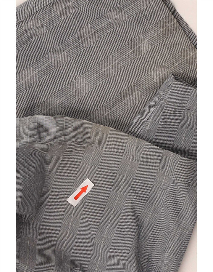 Marks & Spencer Short chino pour homme W36 en coton à carreaux gris grand