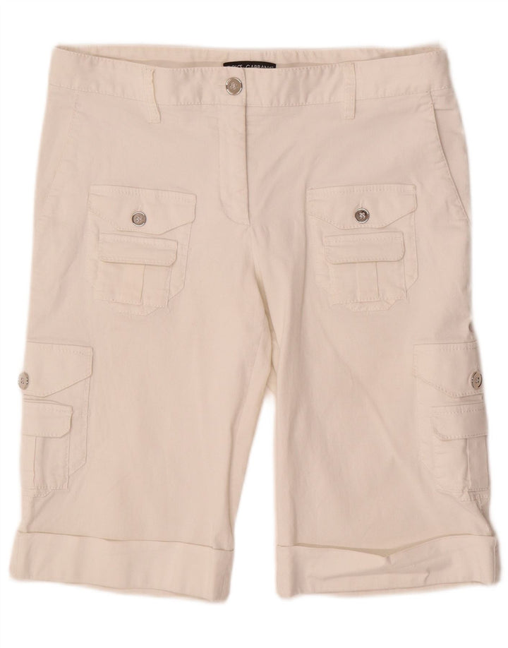 Dolce & Gabbana Short Cargo Femme IT 44 Moyen W32 Blanc