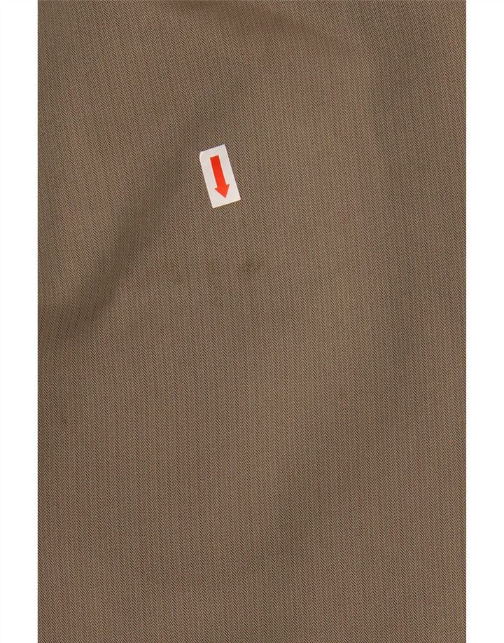 IZOD Pantalon Chino Droit Homme W38 L32 Beige Chevrons Polyester