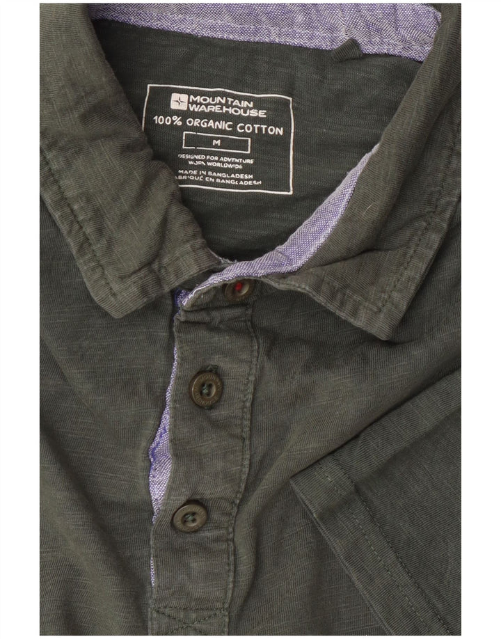 Mountain Warehouse Polo Homme Coton Kaki Moyen