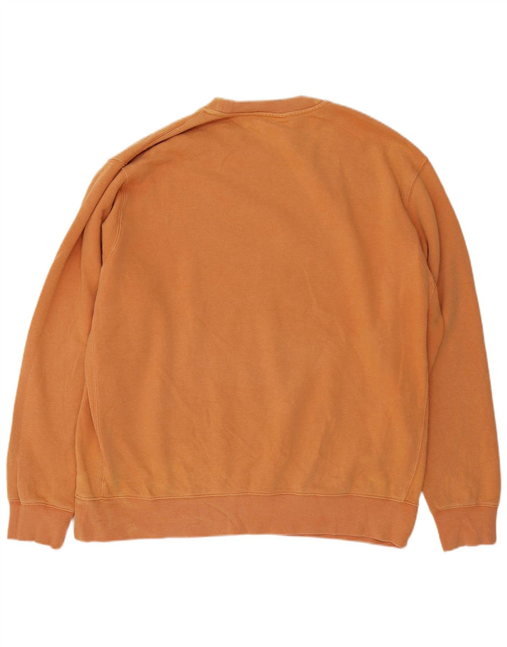 Nike Homme Sweatshirt Jumper XL Orange Coton