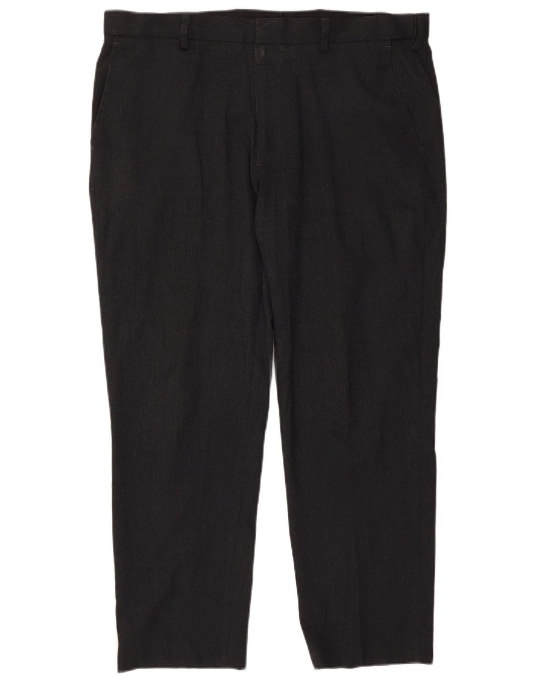 Marks & Spencer Pantalon chino coupe classique pour homme W38 L29 Noir Polyester