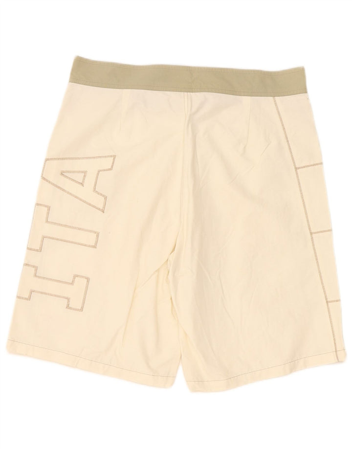 Murphy & Nye Short de Bain Graphique Homme Large Blanc Colorblock Polyamide