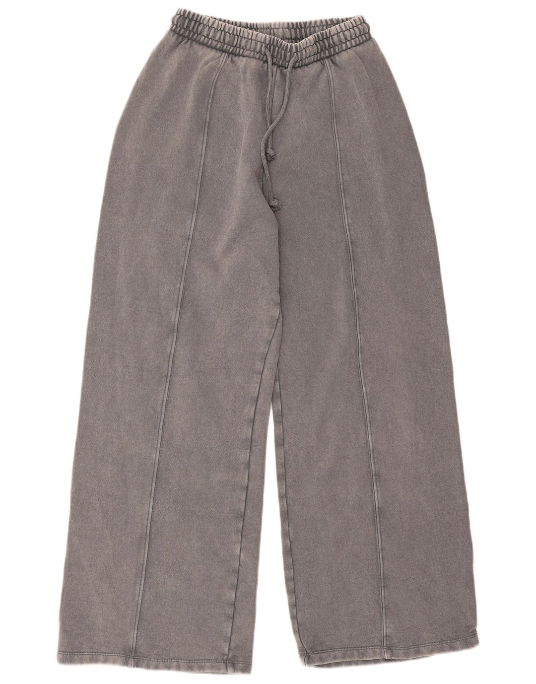 Zara Pantalon de survêtement large pour femme UK 12 Gris moyen