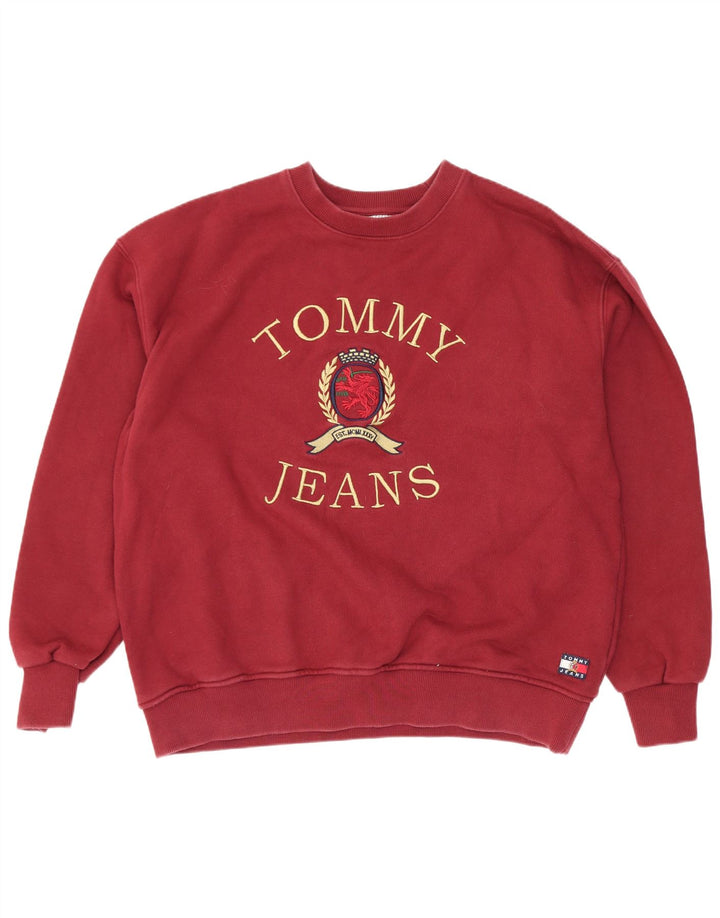 Tommy Hilfiger Sweat-shirt graphique pour homme XL en coton marron