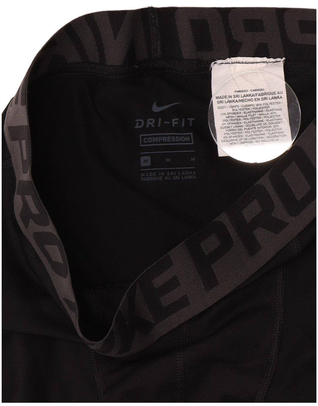 Legging Nike Compression Graphic Garçon 10-11 ans Noir Moyen Polyester