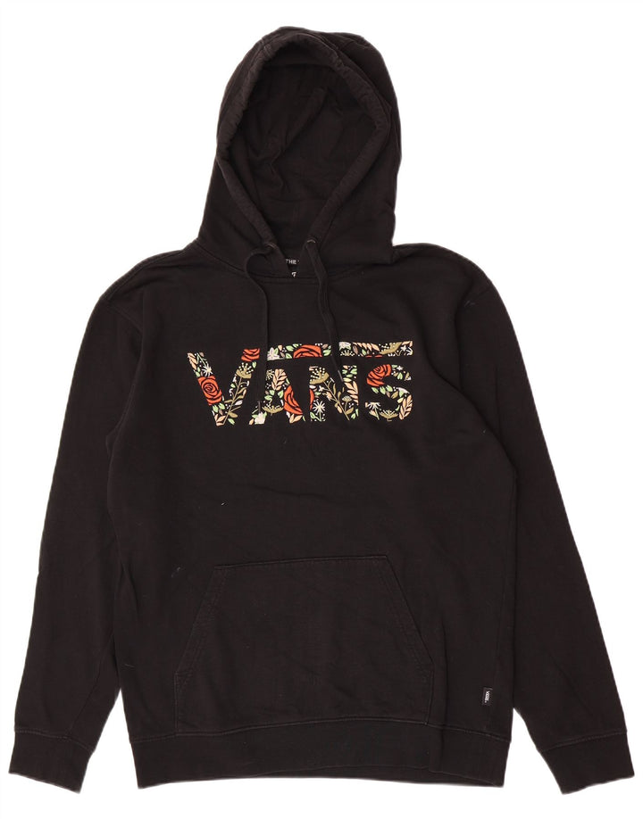Vans Pull à capuche graphique en coton noir moyen pour homme