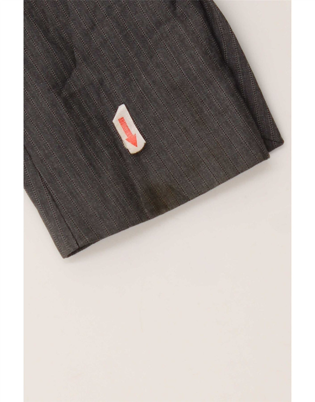 Zara Veste Blazer 3 Boutons Homme EU 50 Laine Rayée Gris Moyen