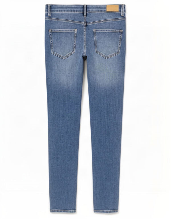 Marks & Spencer Jean skinny court The Ivy pour femme UK 12 Medium W30 L25 Bleu
