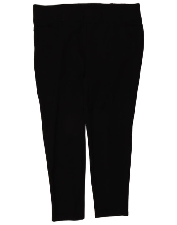 Marks & Spencer Pantalon court autographe pour femme UK 18 XL W38 L27 Noir