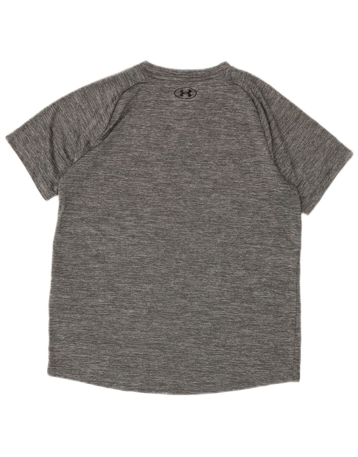 Under Armour T-Shirt Garçon 11-12 ans Grand Gris Moucheté Polyester