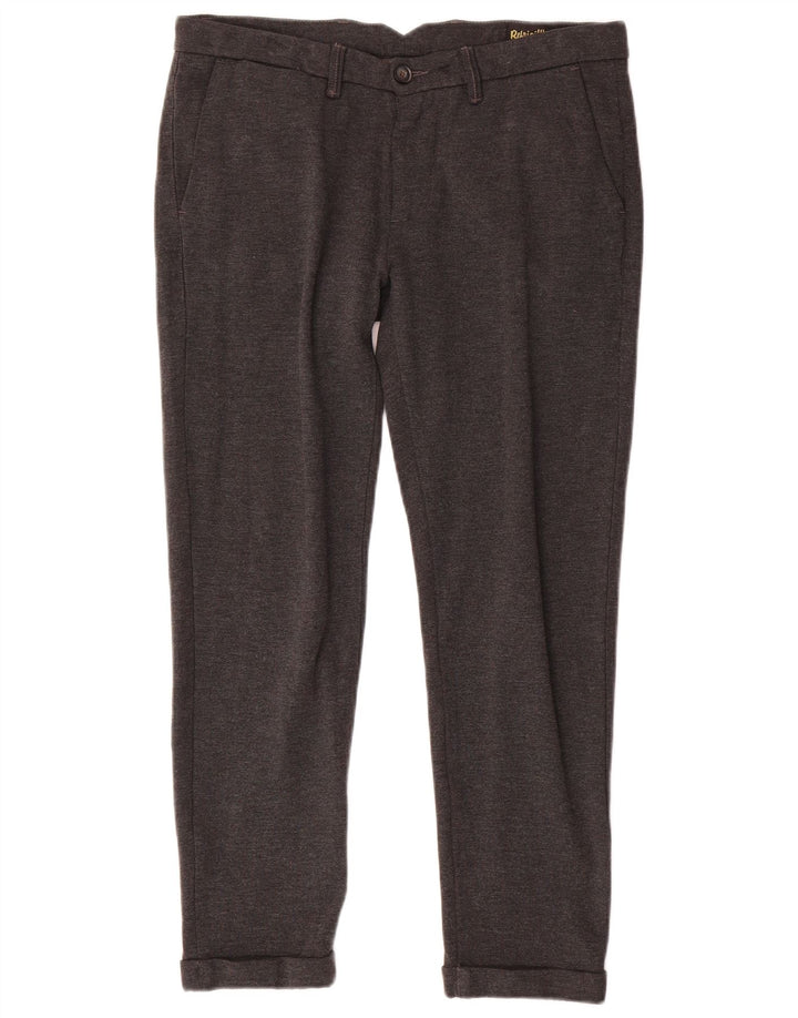 Refrigiwear Pantalon Chino Slim Homme W32 L28 Gris Polyamide