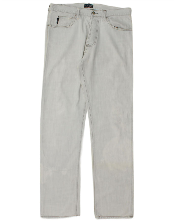 Armani Jean droit W34 L34 bleu homme