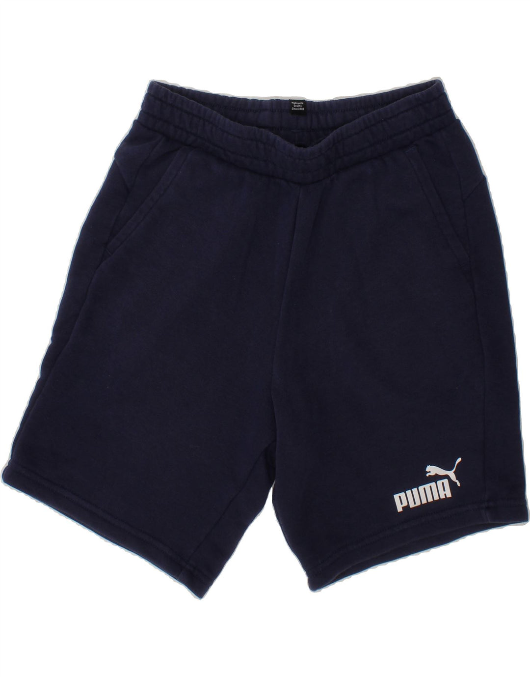 PUMA Boys Sport Shorts 11-12 Years  Navy Blue Vintage Puma and Second-Hand Puma from Messina Hembry 