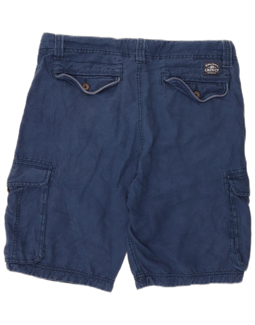 J. Crew Short Cargo Homme Moyen W32 Bleu Marine Coton