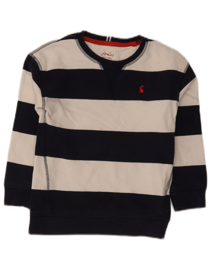 Joules Sweat-Shirt Garçon 7-8 Ans Bleu Marine Rayé