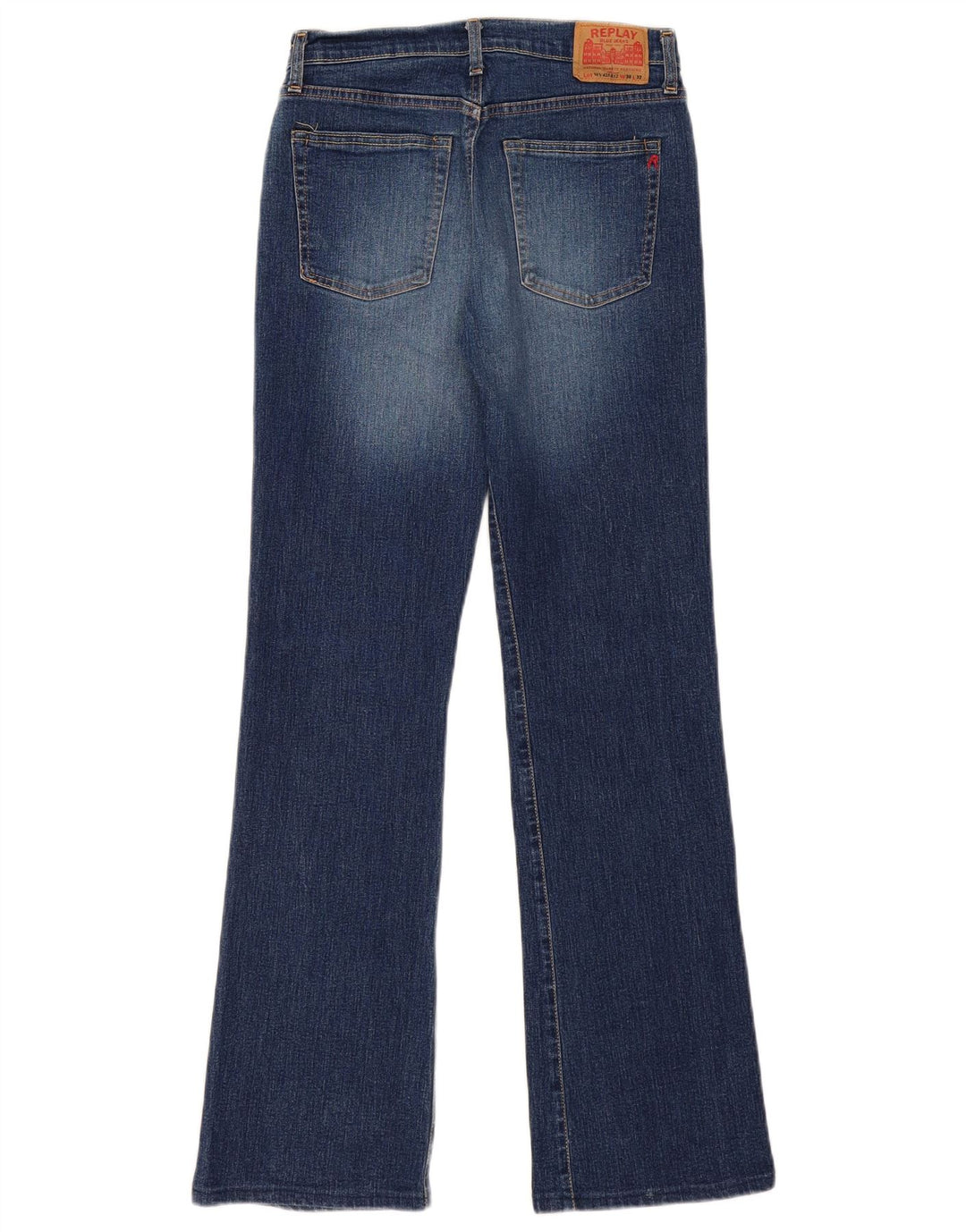 Replay Jean Bootcut Femme W30 L32 Bleu Coton