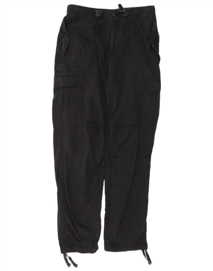 SUPERDRY Pantalon Cargo Droit Homme W32 L28 Noir Coton