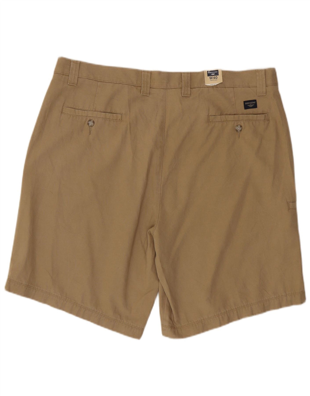 DOCKERS Short cargo coupe décontractée pour homme W40 XL en coton beige