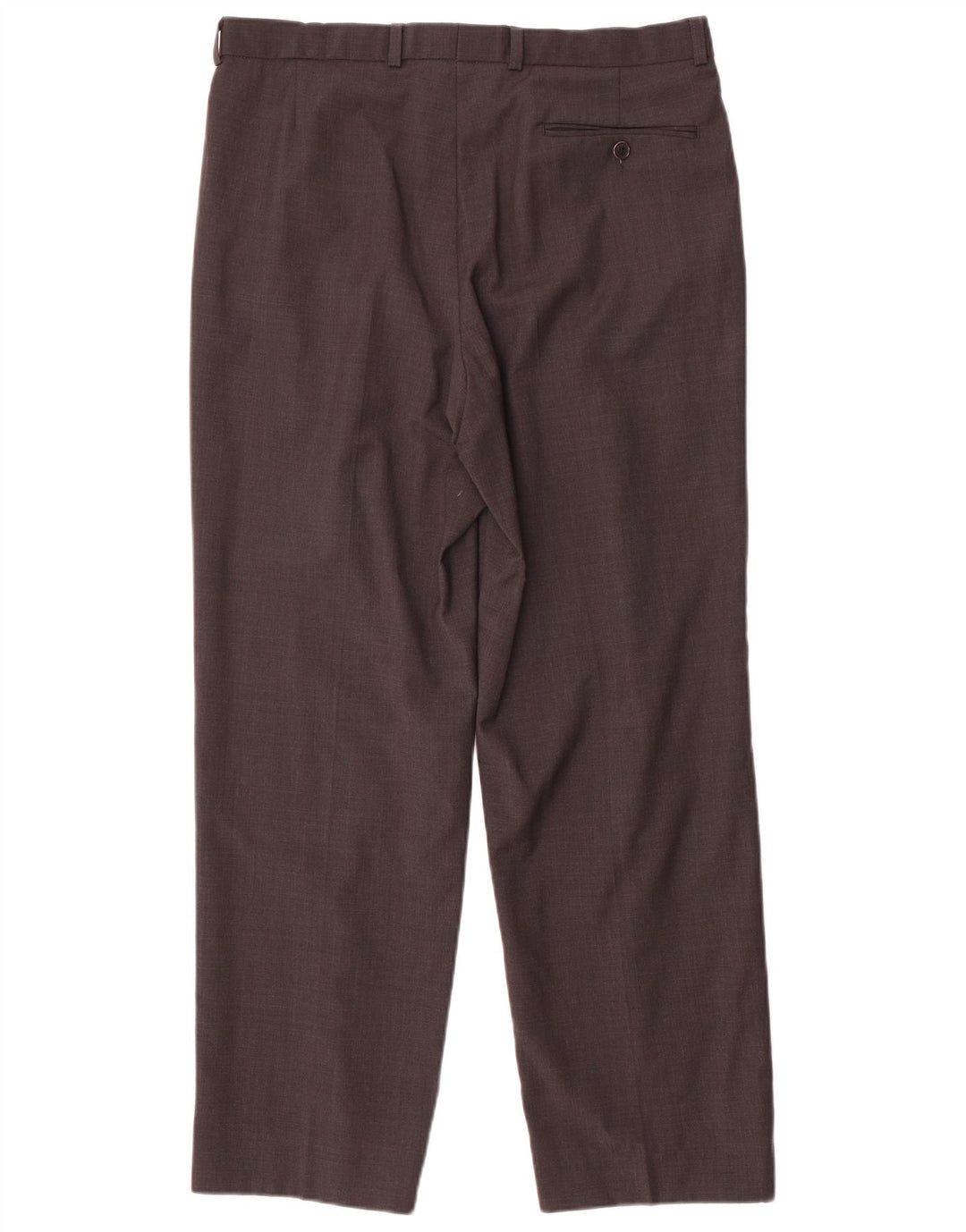 Marks & Spencer Pantalon de Costume Pegged Homme W34 L29 Gris Laine
