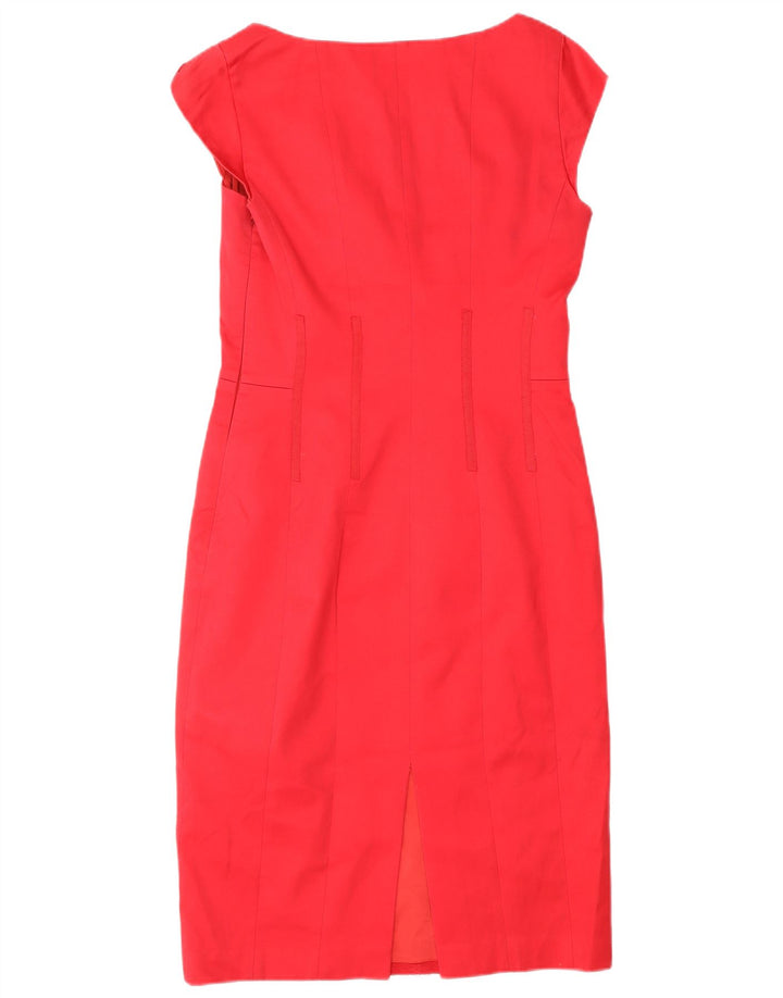 COAST Robe fourreau pour femme UK 10 Petit coton rouge