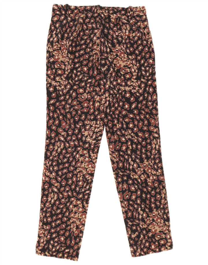 Marks & Spencer Pantalon décontracté à motif abstrait pour femme UK 8 Small W26 L25