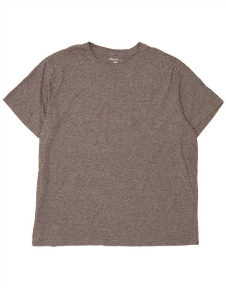 EDDIE BAUER T-Shirt Homme Top 2XL Gris Coton