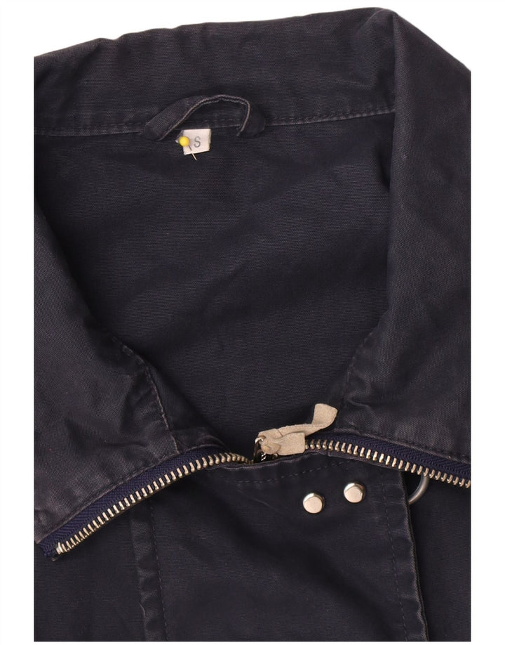 Fay Veste utilitaire surdimensionnée pour femme UK 10 Small Bleu marine